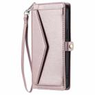 For Xiaomi 15 Wallet Multi-card Slot Leather Phone Case with Lanyard(Rose Gold) - 2