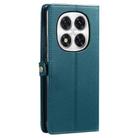 For Redmi Note 14 Pro 4G Wallet Multi-card Slot Leather Phone Case with Lanyard(Green) - 3