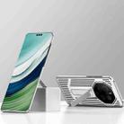 For Huawei Mate 50 Pro Extraordinary Cooling Holder Phone Case(Silver White) - 1