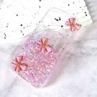 For iPhone 16 Pro Max Luminous Starry Sky Glitter Butterfly TPU Phone Case(Pink) - 2