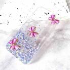 For iPhone 16 Pro Max Luminous Starry Sky Glitter Butterfly TPU Phone Case(Purple) - 2