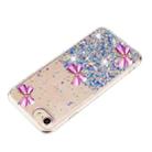 For iPhone 7 / 8 / SE 2022 Luminous Starry Sky Glitter Butterfly TPU Phone Case(Purple) - 3