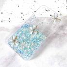 For iPhone 12 / 12 Pro Luminous Starry Sky Glitter Butterfly TPU Phone Case(Blue) - 2