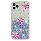For iPhone 11 Pro Max Luminous Starry Sky Glitter Butterfly TPU Phone Case(Purple) - 3