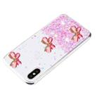 For iPhone XS Max Luminous Starry Sky Glitter Butterfly TPU Phone Case(Pink) - 3