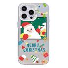 For iPhone 15 Pro Max Christmas Series PC Full Coverage Pattern Phone Case(CW044 White) - 1