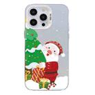 For iPhone 15 Pro Christmas Series PC Full Coverage Pattern Phone Case(CW034 White) - 1