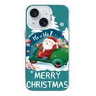 For iPhone 15 Plus Christmas Series PC Full Coverage Pattern Phone Case(CW047 White) - 1