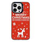 For iPhone 14 Pro Christmas Series PC Full Coverage Pattern Phone Case(CK045 Black) - 1