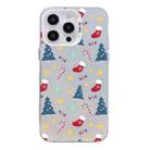 For iPhone 14 Pro Christmas Series PC Full Coverage Pattern Phone Case(CW036 White) - 1