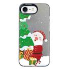 For iPhone 7 / 8 / SE 2020 2022 Christmas Series PC Full Coverage Pattern Phone Case(CK034 Black) - 1