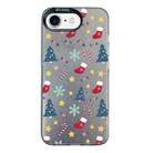 For iPhone 7 / 8 / SE 2020 2022 Christmas Series PC Full Coverage Pattern Phone Case(CK036 Black) - 1