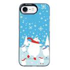 For iPhone 7 / 8 / SE 2020 2022 Christmas Series PC Full Coverage Pattern Phone Case(CK037 Black) - 1