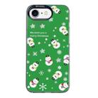 For iPhone 7 / 8 / SE 2020 2022 Christmas Series PC Full Coverage Pattern Phone Case(CK038 Black) - 1