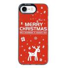 For iPhone 7 / 8 / SE 2020 2022 Christmas Series PC Full Coverage Pattern Phone Case(CK045 Black) - 1