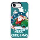 For iPhone 7 / 8 / SE 2020 2022 Christmas Series PC Full Coverage Pattern Phone Case(CK047 Black) - 1