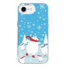 For iPhone 7 / 8 / SE 2020 2022 Christmas Series PC Full Coverage Pattern Phone Case(CW037 White) - 1