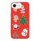 For iPhone 7 / 8 / SE 2020 2022 Christmas Series PC Full Coverage Pattern Phone Case(CW040 White) - 1