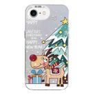 For iPhone 7 / 8 / SE 2020 2022 Christmas Series PC Full Coverage Pattern Phone Case(CW042 White) - 1