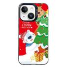 For iPhone 13 Christmas Series PC Full Coverage Pattern Phone Case(CK033 Black) - 1