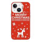 For iPhone 13 Christmas Series PC Full Coverage Pattern Phone Case(CW045 White) - 1