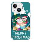 For iPhone 13 Christmas Series PC Full Coverage Pattern Phone Case(CW048 White) - 1