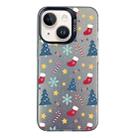 For iPhone 13 Christmas Series PC Full Coverage Pattern Phone Case(CK036 Black) - 1