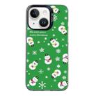 For iPhone 13 Christmas Series PC Full Coverage Pattern Phone Case(CK038 Black) - 1