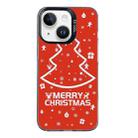 For iPhone 13 Christmas Series PC Full Coverage Pattern Phone Case(CK046 Black) - 1