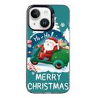 For iPhone 13 Christmas Series PC Full Coverage Pattern Phone Case(CK047 Black) - 1