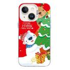 For iPhone 13 Christmas Series PC Full Coverage Pattern Phone Case(CW033 White) - 1