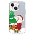 For iPhone 13 Christmas Series PC Full Coverage Pattern Phone Case(CW034 White) - 1