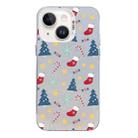 For iPhone 13 Christmas Series PC Full Coverage Pattern Phone Case(CW036 White) - 1