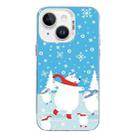 For iPhone 13 Christmas Series PC Full Coverage Pattern Phone Case(CW037 White) - 1