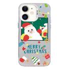 For iPhone 12 Christmas Series PC Full Coverage Pattern Phone Case(CW044 White) - 1