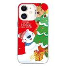 For iPhone 12 Christmas Series PC Full Coverage Pattern Phone Case(CW033 White) - 1