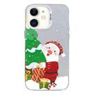 For iPhone 12 Christmas Series PC Full Coverage Pattern Phone Case(CW034 White) - 1