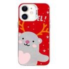 For iPhone 12 Christmas Series PC Full Coverage Pattern Phone Case(CW035 White) - 1