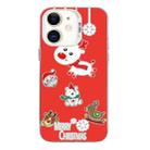 For iPhone 12 Christmas Series PC Full Coverage Pattern Phone Case(CW039 White) - 1