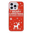 For iPhone 12 Pro Max Christmas Series PC Full Coverage Pattern Phone Case(CW045 White) - 1