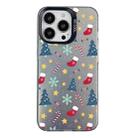 For iPhone 12 Pro Max Christmas Series PC Full Coverage Pattern Phone Case(CK036 Black) - 1