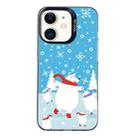 For iPhone 11 Christmas Series PC Full Coverage Pattern Phone Case(CK037 Black) - 1