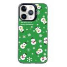 For iPhone 11 Pro Christmas Series PC Full Coverage Pattern Phone Case(CK038 Black) - 1