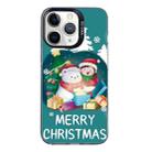 For iPhone 11 Pro Christmas Series PC Full Coverage Pattern Phone Case(CK048 Black) - 1