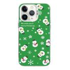 For iPhone 11 Pro Christmas Series PC Full Coverage Pattern Phone Case(CW038 White) - 1