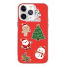 For iPhone 11 Pro Christmas Series PC Full Coverage Pattern Phone Case(CW040 White) - 1