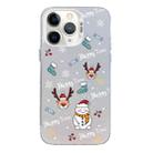 For iPhone 11 Pro Christmas Series PC Full Coverage Pattern Phone Case(CW041 White) - 1