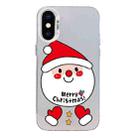 For iPhone X / XS Christmas Series PC Full Coverage Pattern Phone Case(CW043 White) - 1