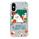 For iPhone X / XS Christmas Series PC Full Coverage Pattern Phone Case(CW044 White) - 1