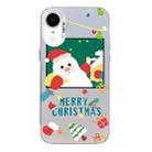 For iPhone XR Christmas Series PC Full Coverage Pattern Phone Case(CW044 White) - 1